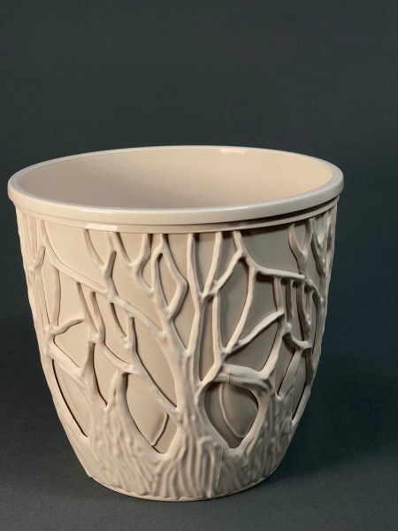 Кашпо для цветов форест (3.5) Пудровый